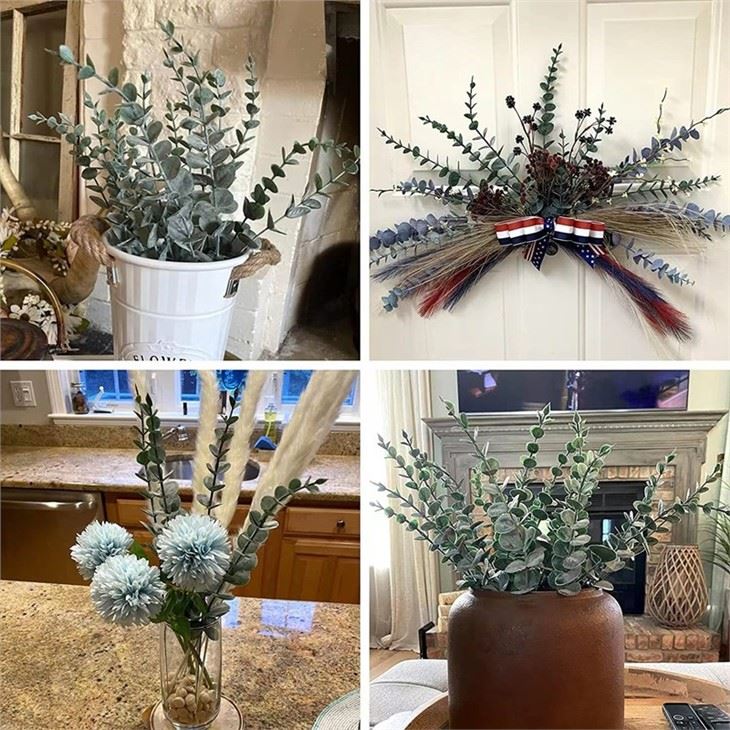 tall eucalyptus stems